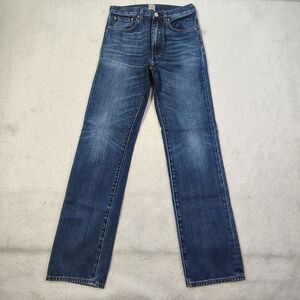 Toteme Jeans Womens Size 27/34 (27x30) Dark Wash High Waist Straight Leg Whisker